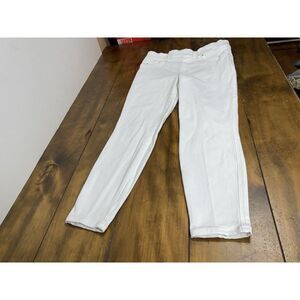 Spanx Womens White Stretch Jeggings Size Large